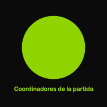 coordinadores de la partida